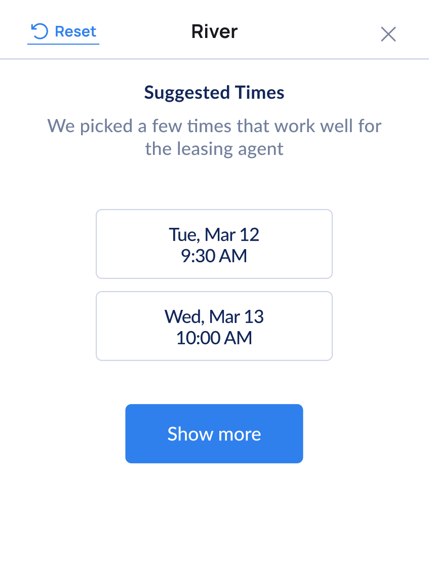 Ai powered scheduling for property management